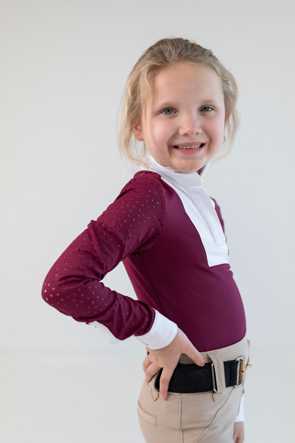 Free Ride Children's Kids Amelia Long Sleeve Shirt - Shop F.R.E. - Equiluxe Tack