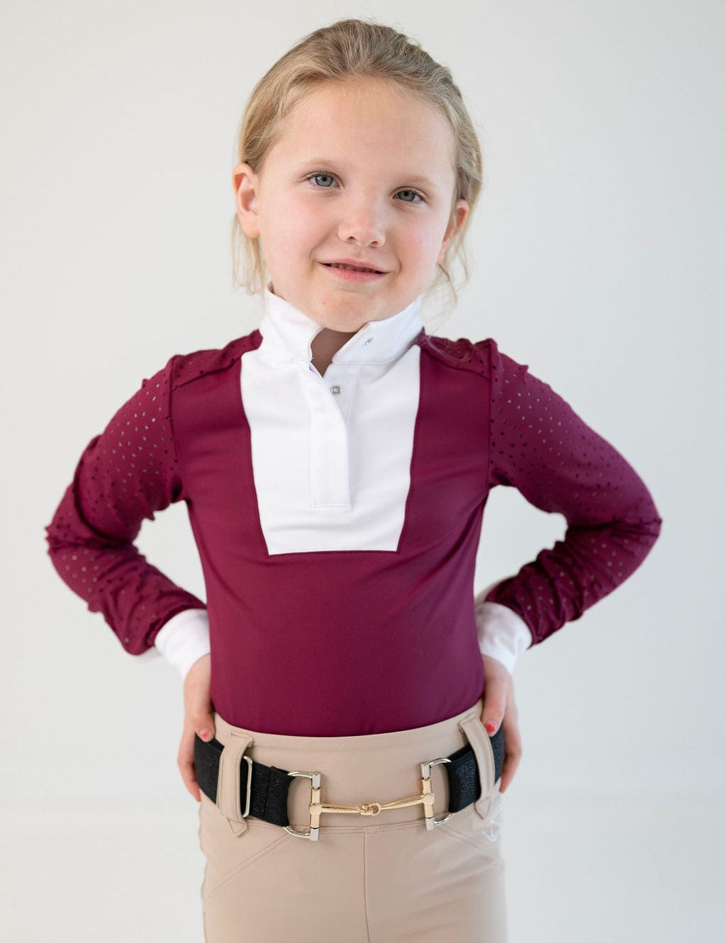 Free Ride Children's Kids Amelia Long Sleeve Shirt - Shop F.R.E. - Equiluxe Tack