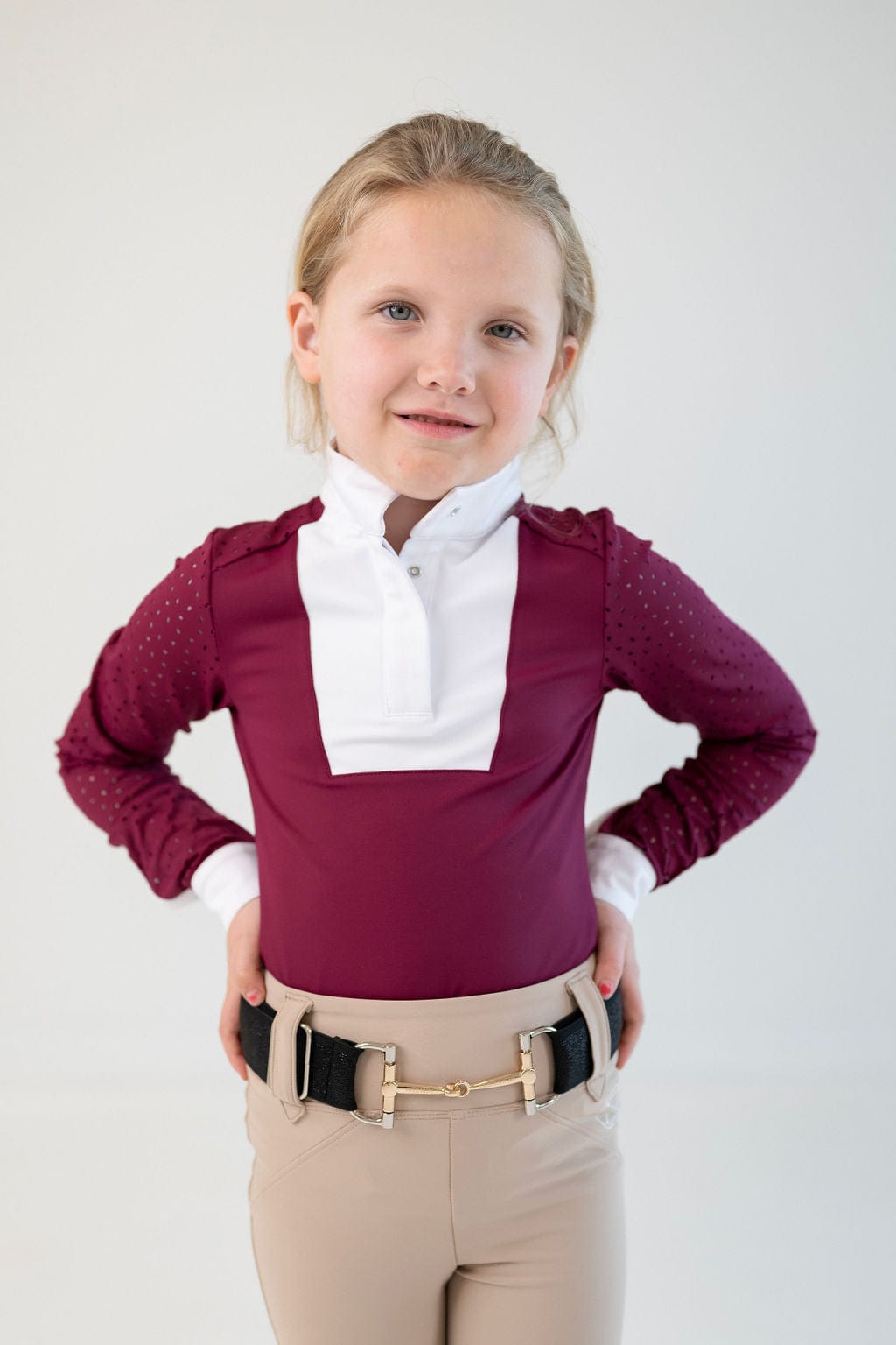 Free Ride Children's Kids Amelia Long Sleeve Shirt - Shop F.R.E. - Equiluxe Tack