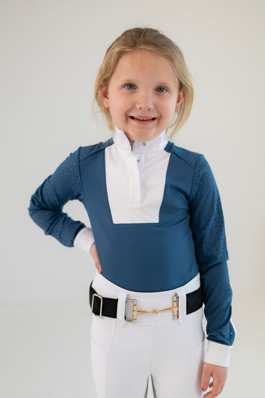 Free Ride Children's Kids Amelia Long Sleeve Shirt - Shop F.R.E. - Equiluxe Tack