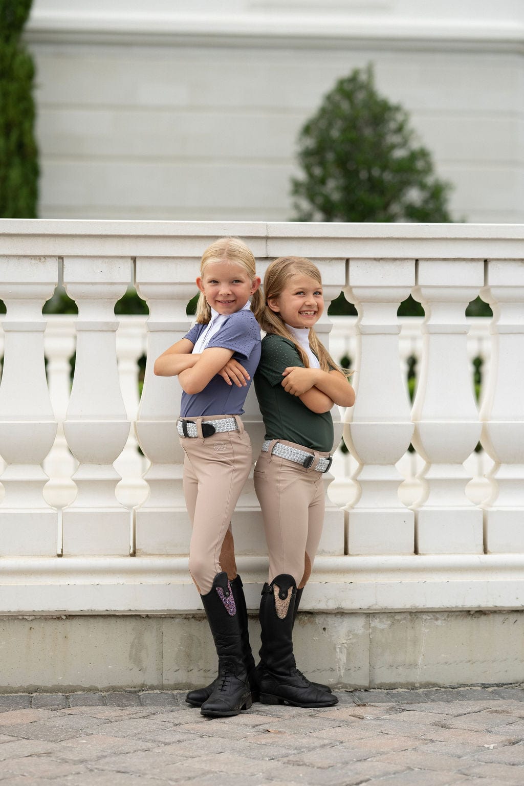 Free Ride Children's Kids Beige Lux Jods Jodhpurs Breeches - Shop F.R.E. - Equiluxe Tack