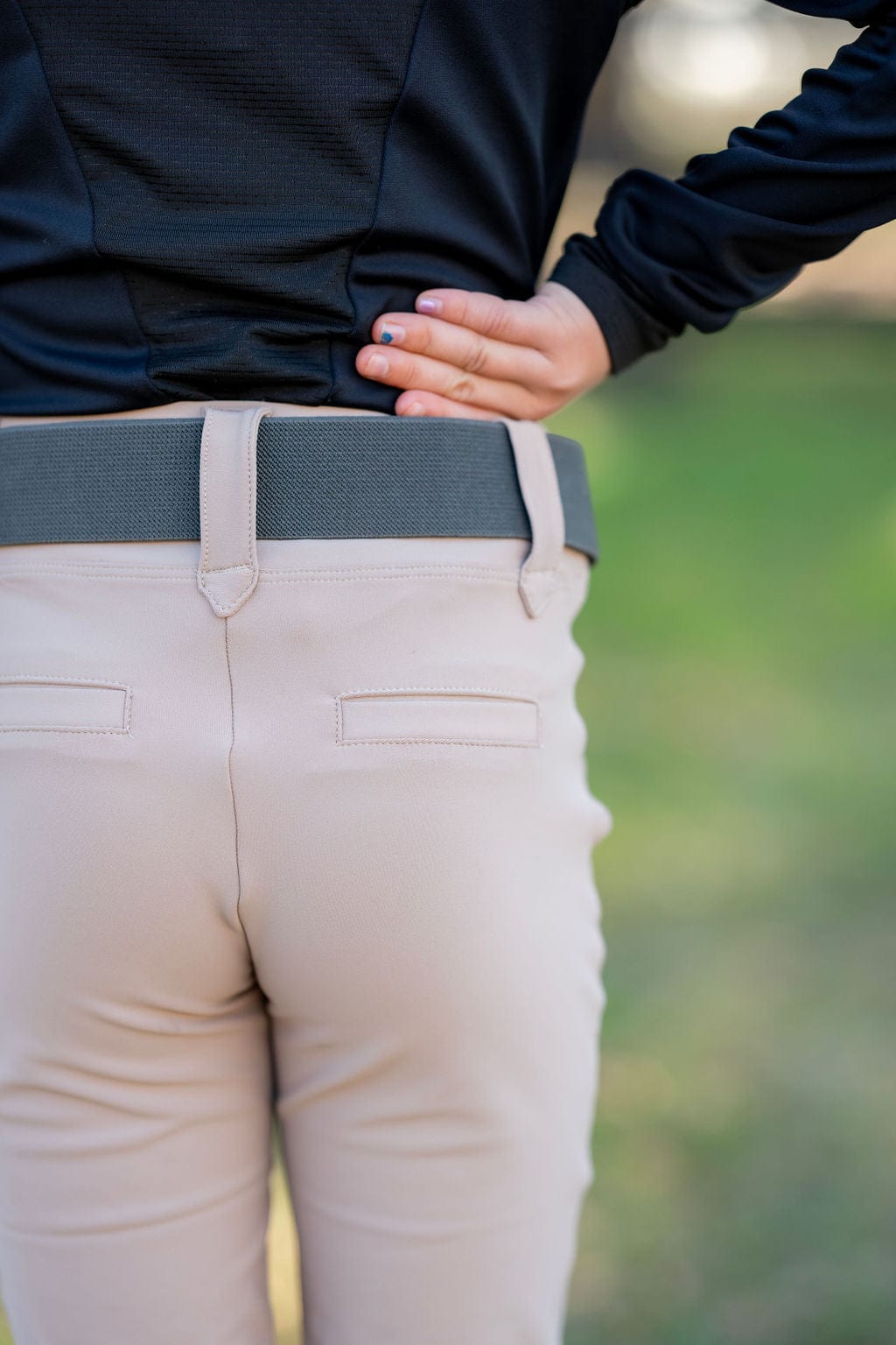Free Ride Children's Kids Beige Lux Jods Jodhpurs Breeches - Shop F.R.E. - Equiluxe Tack