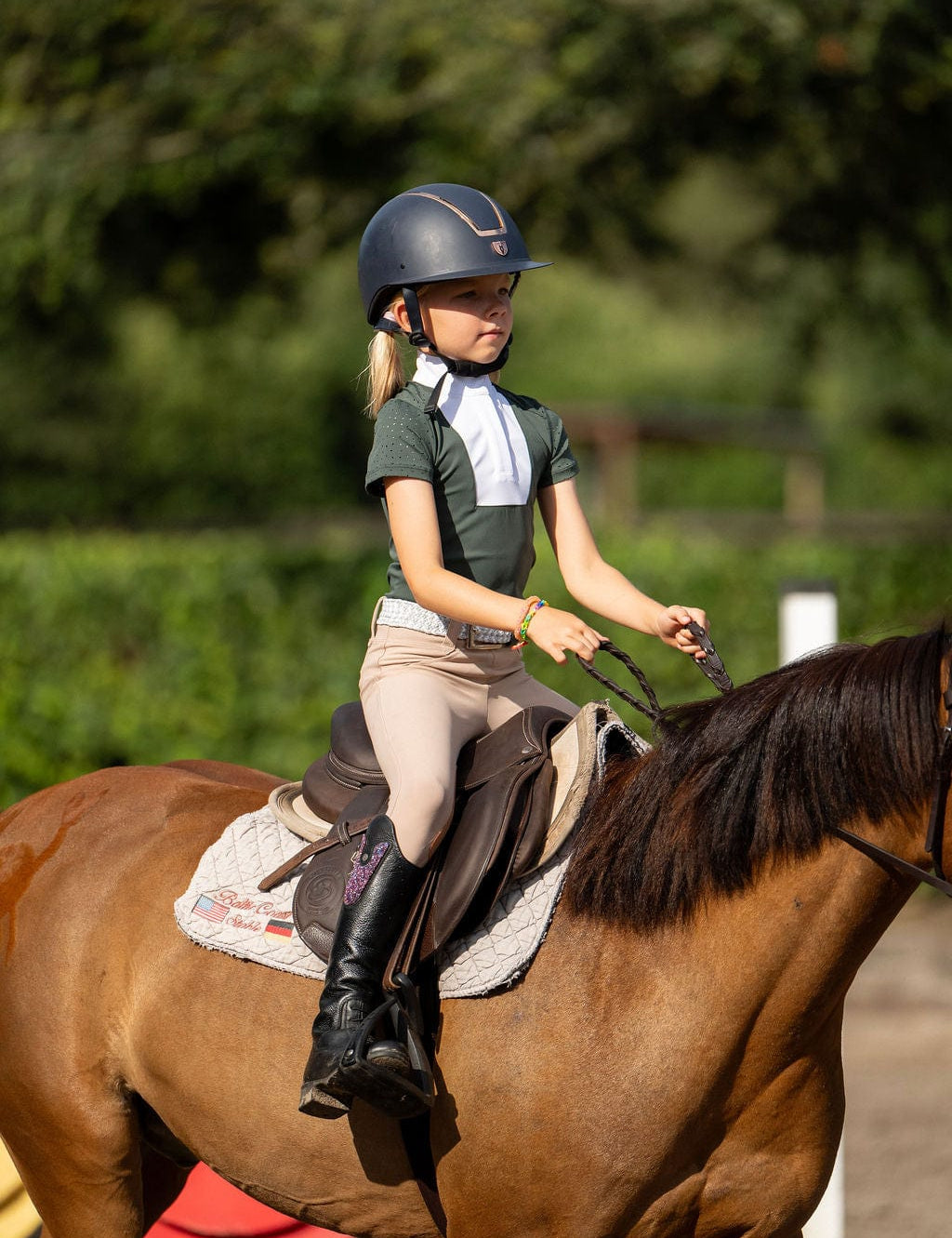 Free Ride Children's Kids Beige Lux Jods Jodhpurs Breeches - Shop F.R.E. - Equiluxe Tack