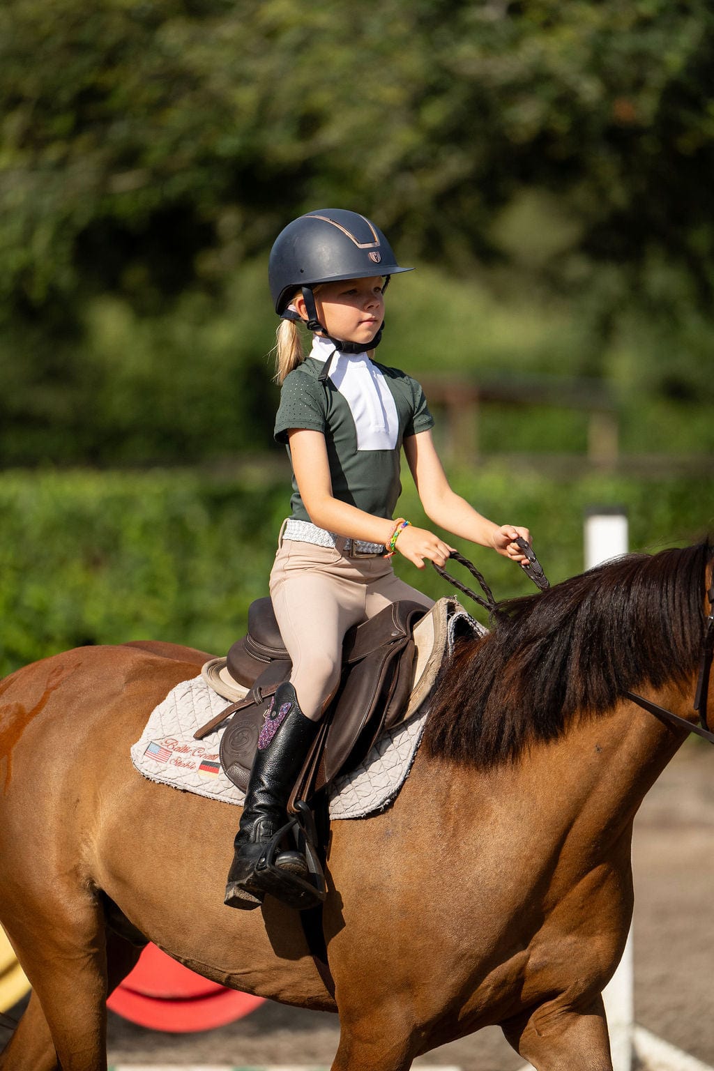 Free Ride Children's Kids Beige Lux Jods Jodhpurs Breeches - Shop F.R.E. - Equiluxe Tack
