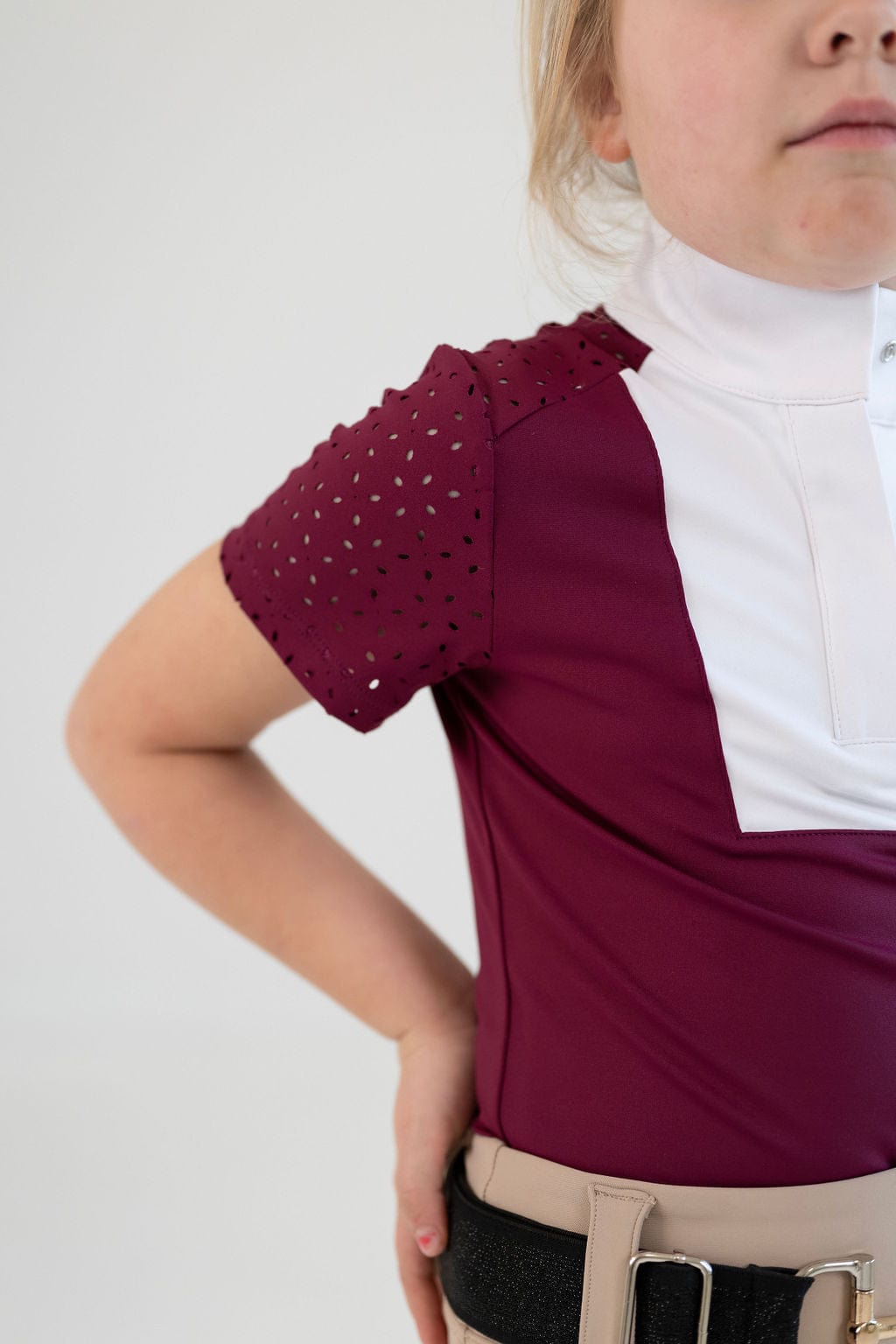 Free Ride Equestrian Children's Kids Amelia Short Sleeve Shirt - Shop F.R.E. - Equiluxe Tack