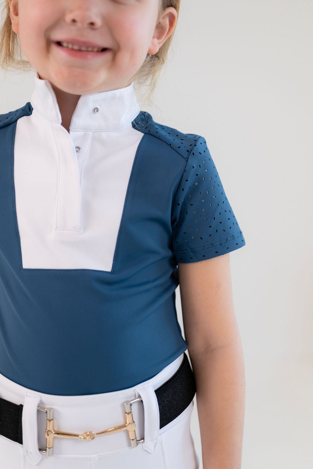 Free Ride Equestrian Children's Kids Amelia Short Sleeve Shirt - Shop F.R.E. - Equiluxe Tack