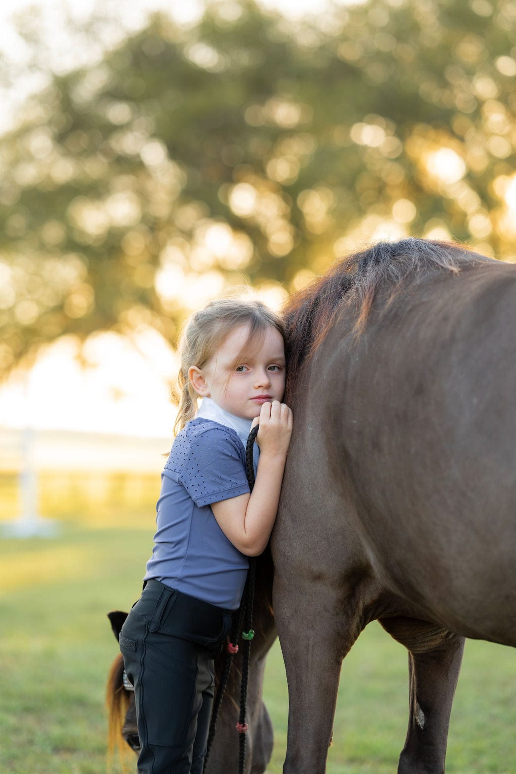 Free Ride Equestrian Children's Kids Amelia Short Sleeve Shirt - Shop F.R.E. - Equiluxe Tack