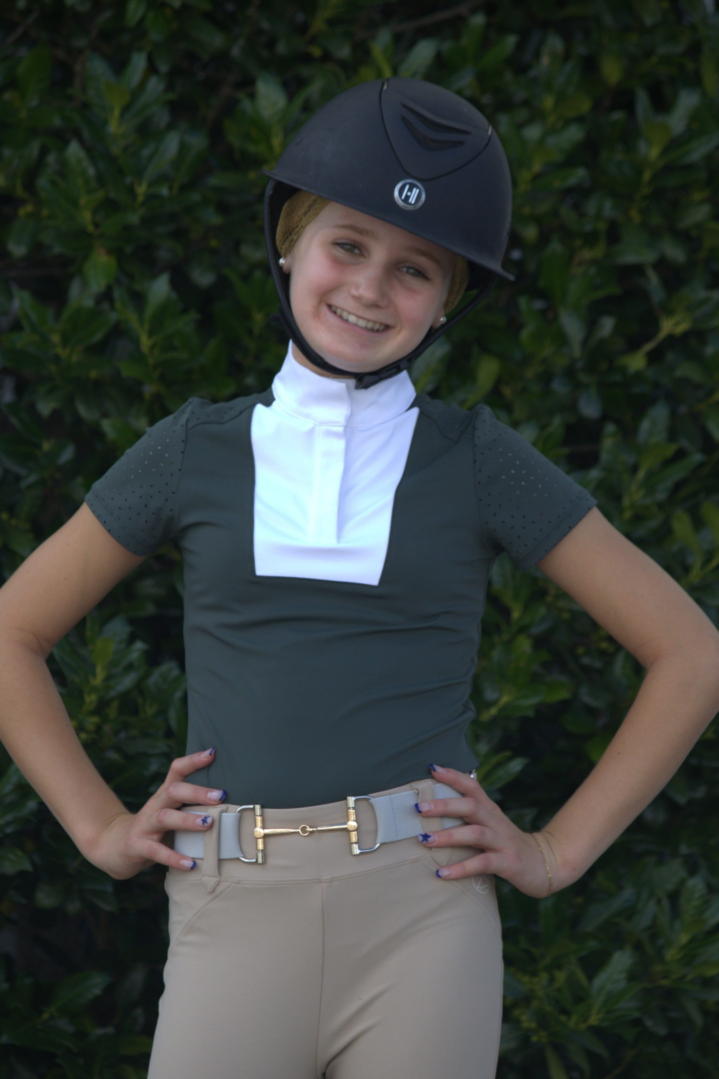 Free Ride Equestrian Children's Kids Amelia Short Sleeve Shirt - Shop F.R.E. - Equiluxe Tack