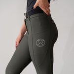 Free Ride Equestrian Lux Zip Breeches | Knee Patch - Free Ride Equestrian - Equiluxe Tack