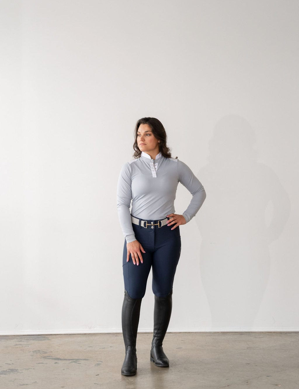 Free Ride Equestrian Lux Zip Breeches | Knee Patch - Free Ride Equestrian - Equiluxe Tack