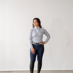 Free Ride Equestrian Lux Zip Breeches | Knee Patch - Free Ride Equestrian - Equiluxe Tack