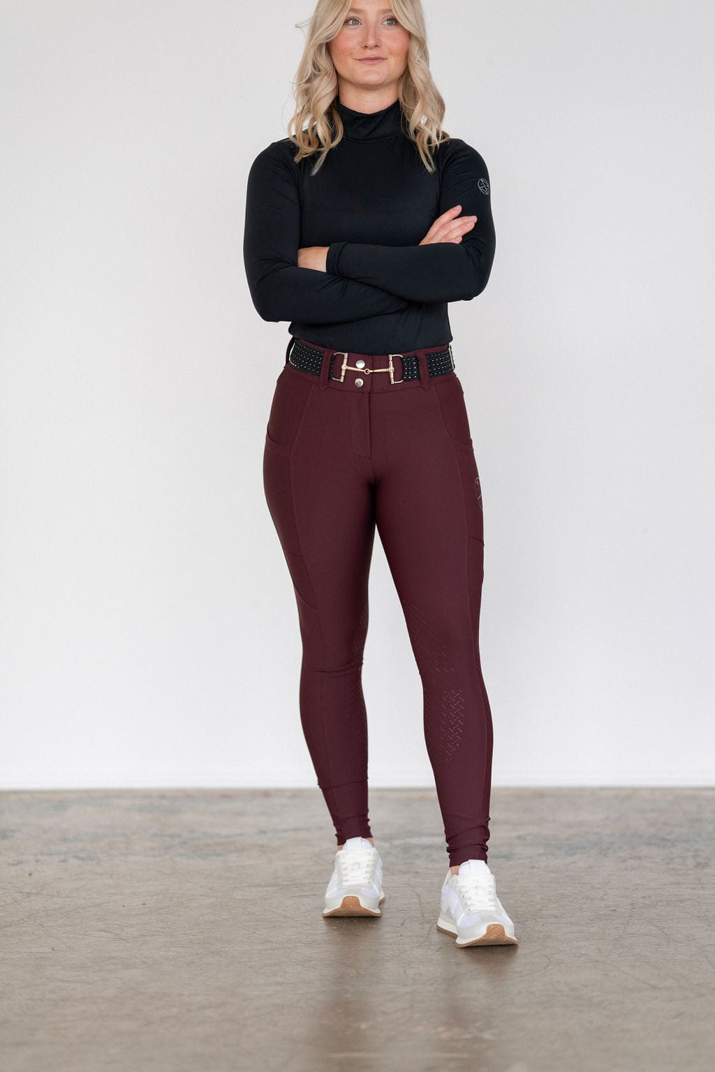 Free Ride Equestrian Lux Zip Breeches | Knee Patch - Free Ride Equestrian - Equiluxe Tack