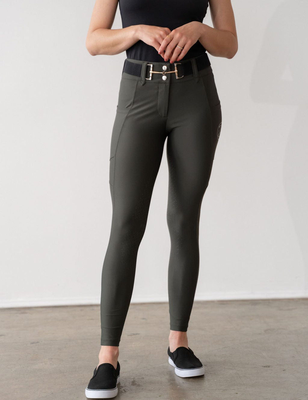 Free Ride Equestrian Lux Zip Breeches | Knee Patch - Free Ride Equestrian - Equiluxe Tack