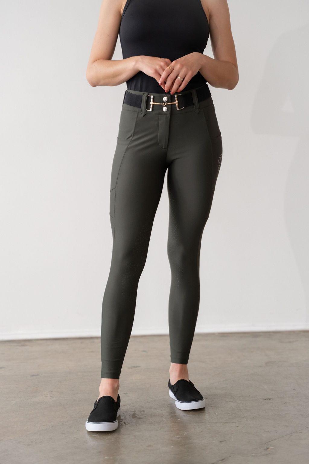 Free Ride Equestrian Lux Zip Breeches | Knee Patch - Free Ride Equestrian - Equiluxe Tack