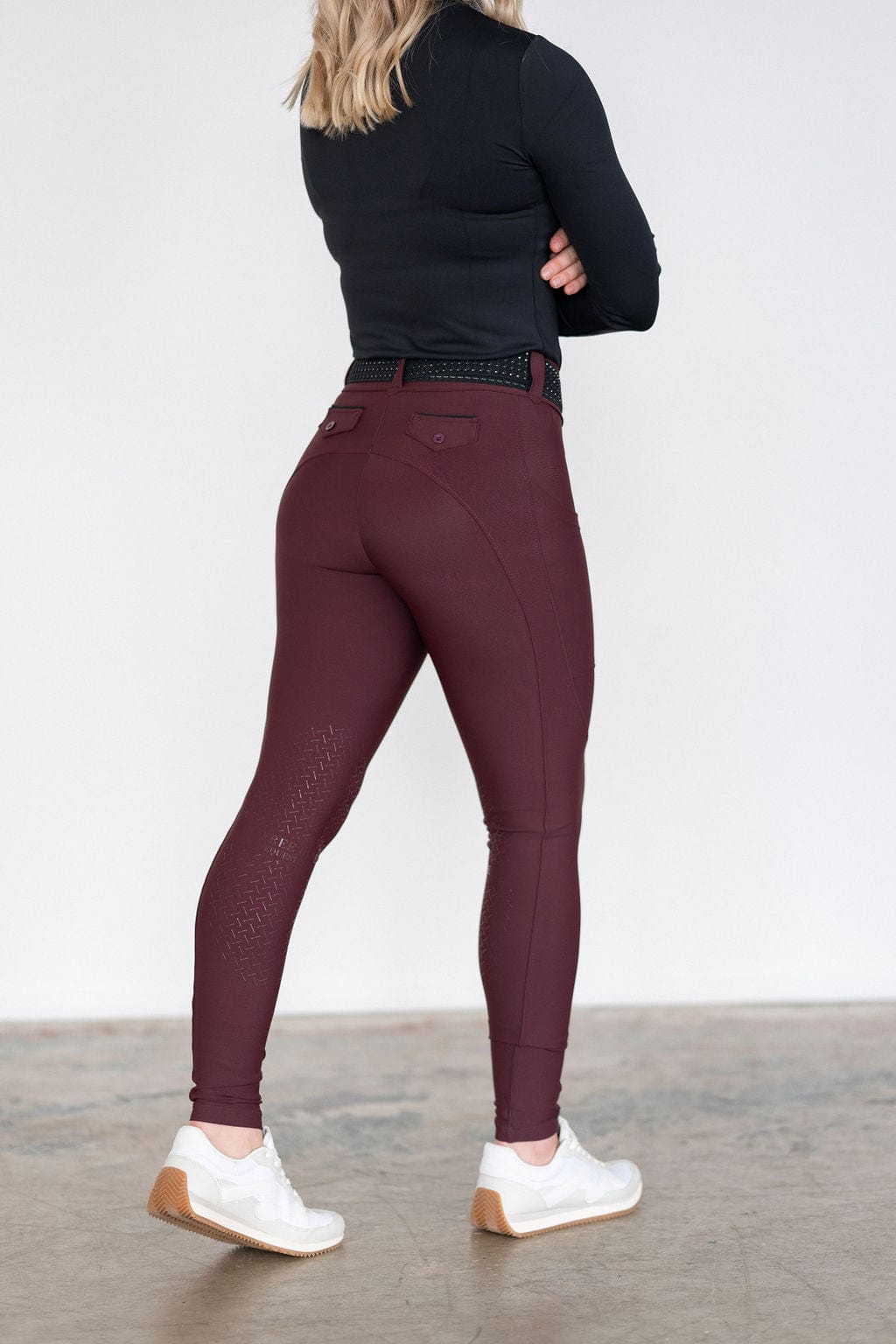Free Ride Equestrian Lux Zip Breeches | Knee Patch - Free Ride Equestrian - Equiluxe Tack