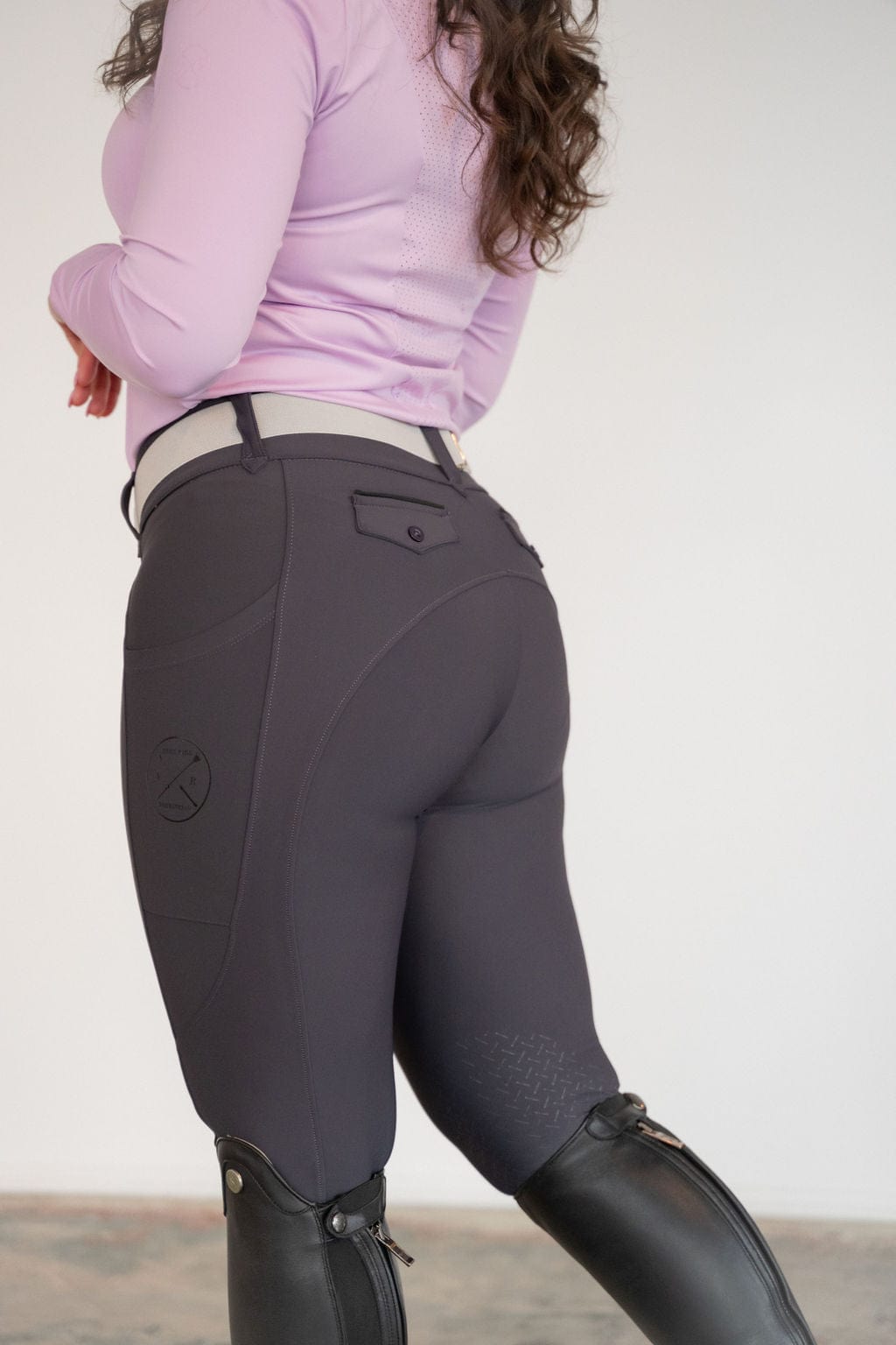 Free Ride Equestrian Lux Zip Breeches | Knee Patch - Free Ride Equestrian - Equiluxe Tack