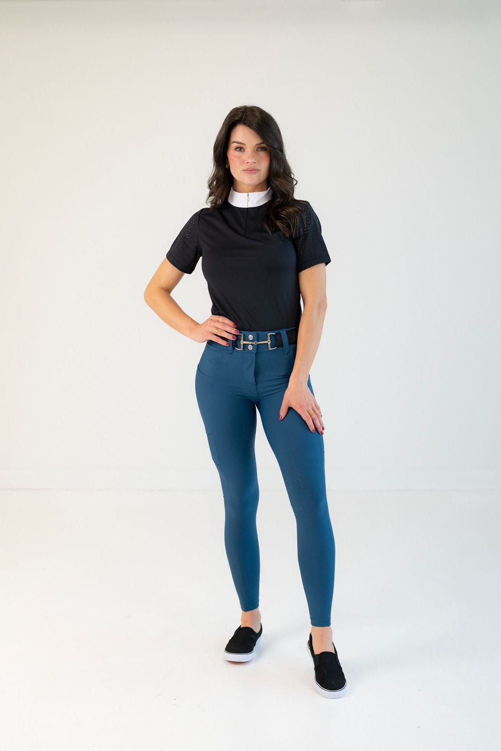 Free Ride Lux Zip Breeches | Knee Patch | Seasonal Colors - Shop F.R.E. - Equiluxe Tack