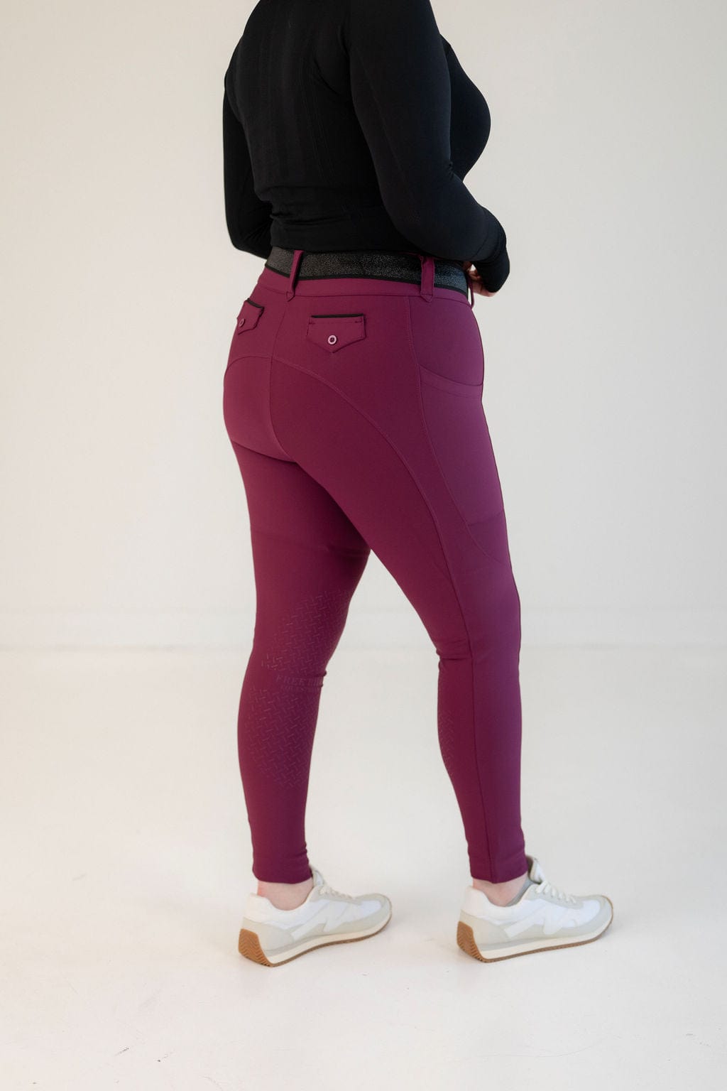 Free Ride Lux Zip Breeches | Knee Patch | Seasonal Colors - Shop F.R.E. - Equiluxe Tack