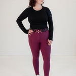 Free Ride Lux Zip Breeches | Knee Patch | Seasonal Colors - Shop F.R.E. - Equiluxe Tack
