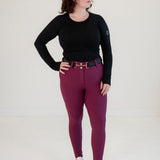 Free Ride Lux Zip Breeches | Knee Patch | Seasonal Colors - Shop F.R.E. - Equiluxe Tack