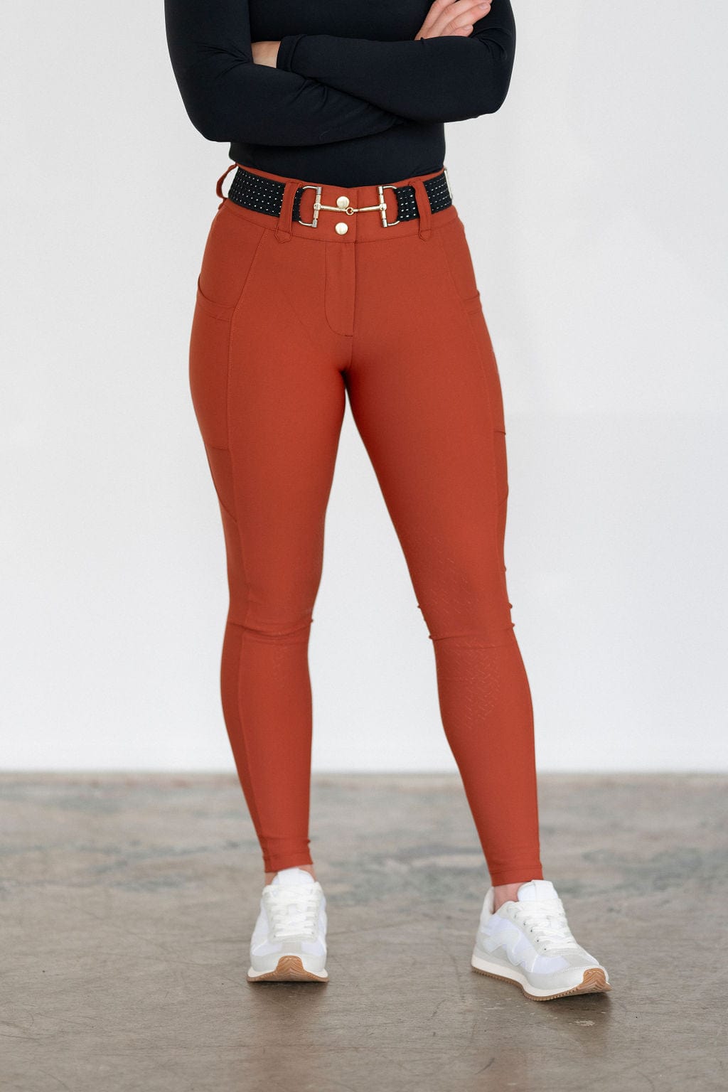 Free Ride Lux Zip Breeches | Knee Patch | Seasonal Colors - Shop F.R.E. - Equiluxe Tack