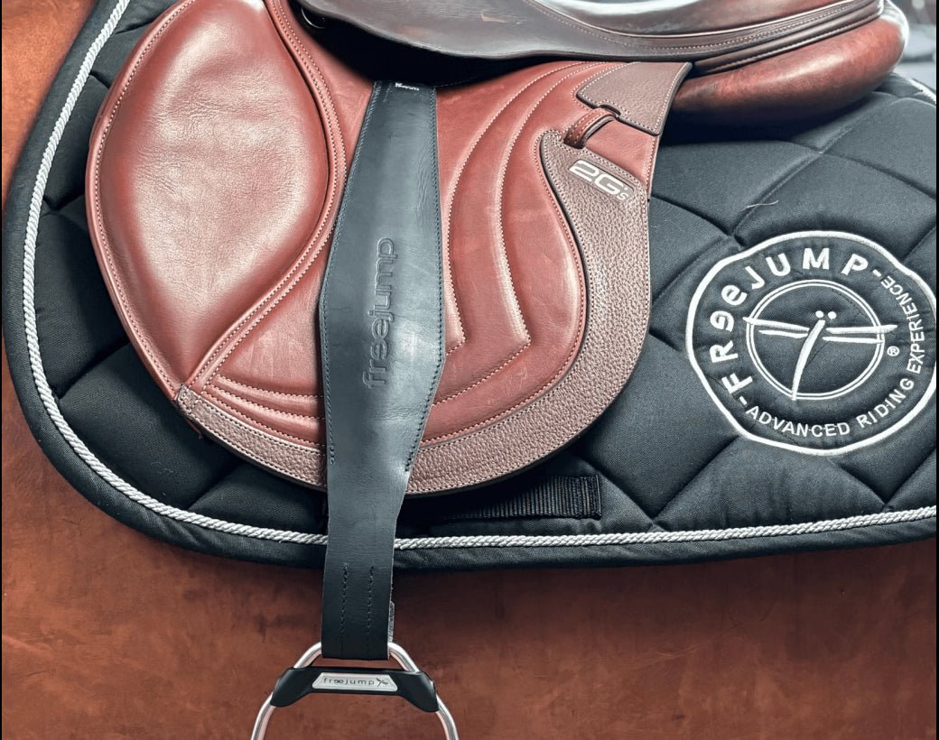 FreeJump 4x6 Wide Stability Stirrup Leathers - FreeJump - Equiluxe Tack