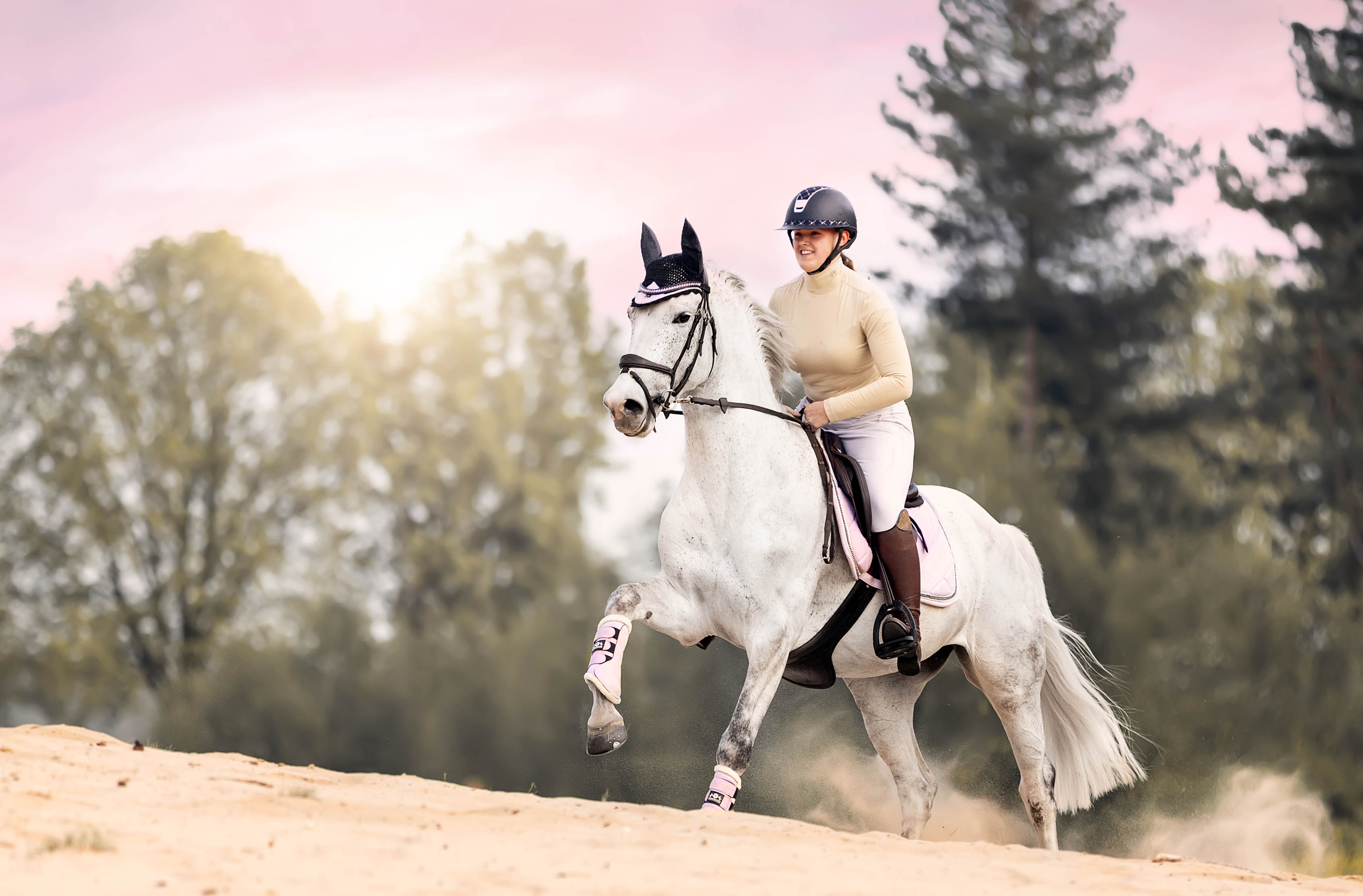 Frosted Lilac Brushing Boots - Equestroom - Equiluxe Tack