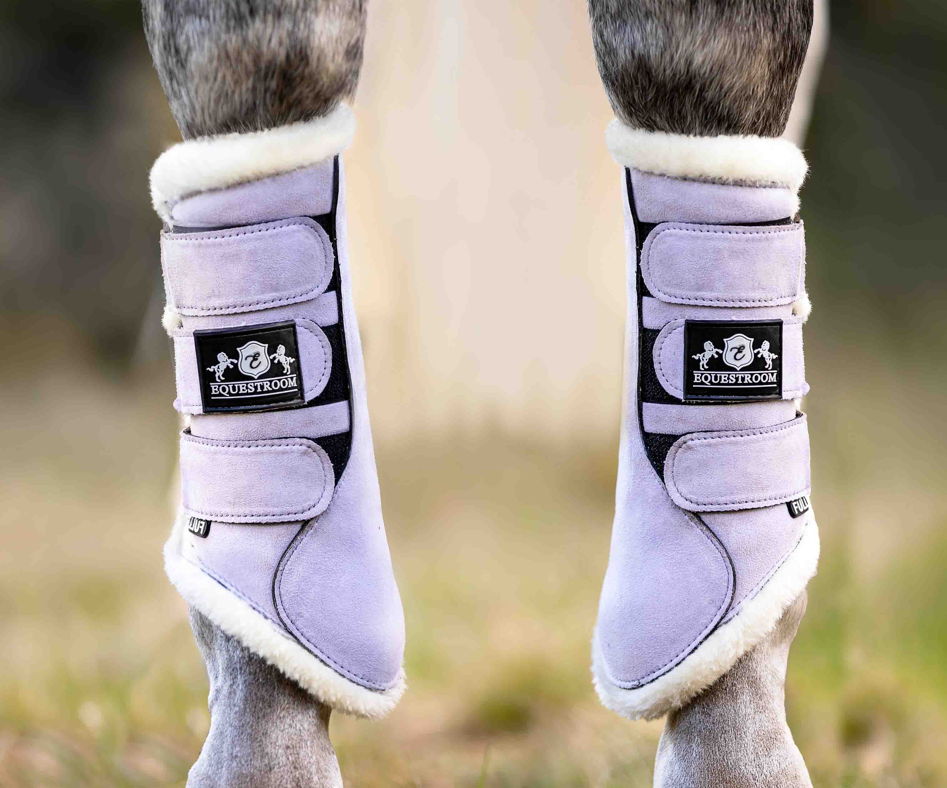 Frosted Lilac Brushing Boots - Equestroom - Equiluxe Tack