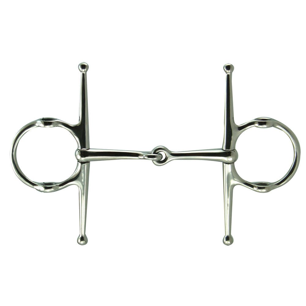 Full Cheek Stainless Steel Gag Snaffle Bit - Equiluxe Tack - Equiluxe Tack