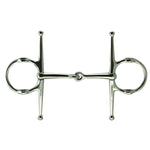 Full Cheek Stainless Steel Gag Snaffle Bit - Equiluxe Tack - Equiluxe Tack