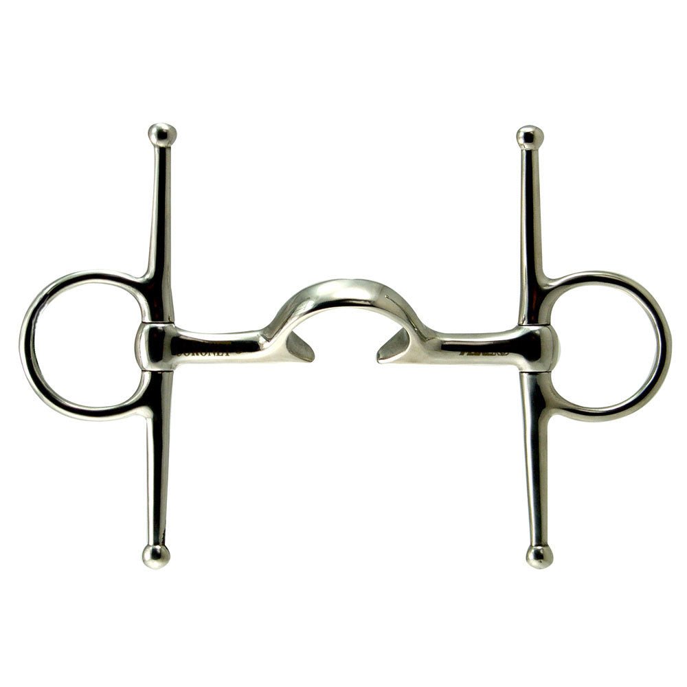 Full Cheek Stainless Steel Segunda Bit 5" - Equiluxe Tack - Equiluxe Tack