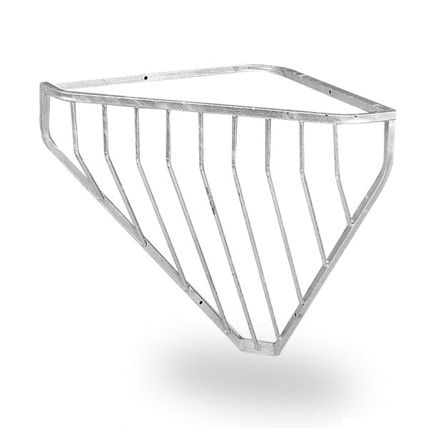 Galvanized Corner Hay Rack for Horses – Durable Stable Feeder with Rounded Edges - Jeffers - Equiluxe Tack
