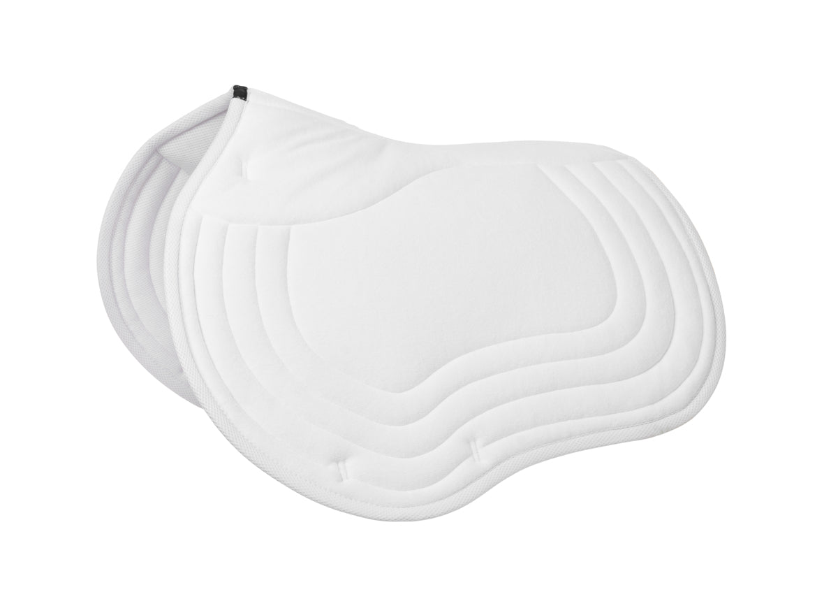 General Purpose Mesh Saddle Pad with Quick Dry Cotton Lining in Navy, White, or Black - CorrectConnect - Equiluxe Tack