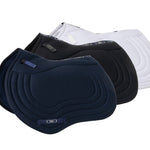 General Purpose Mesh Saddle Pad with Quick Dry Cotton Lining in Navy, White, or Black - CorrectConnect - Equiluxe Tack