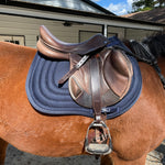 General Purpose Mesh Saddle Pad with Quick Dry Cotton Lining in Navy, White, or Black - CorrectConnect - Equiluxe Tack