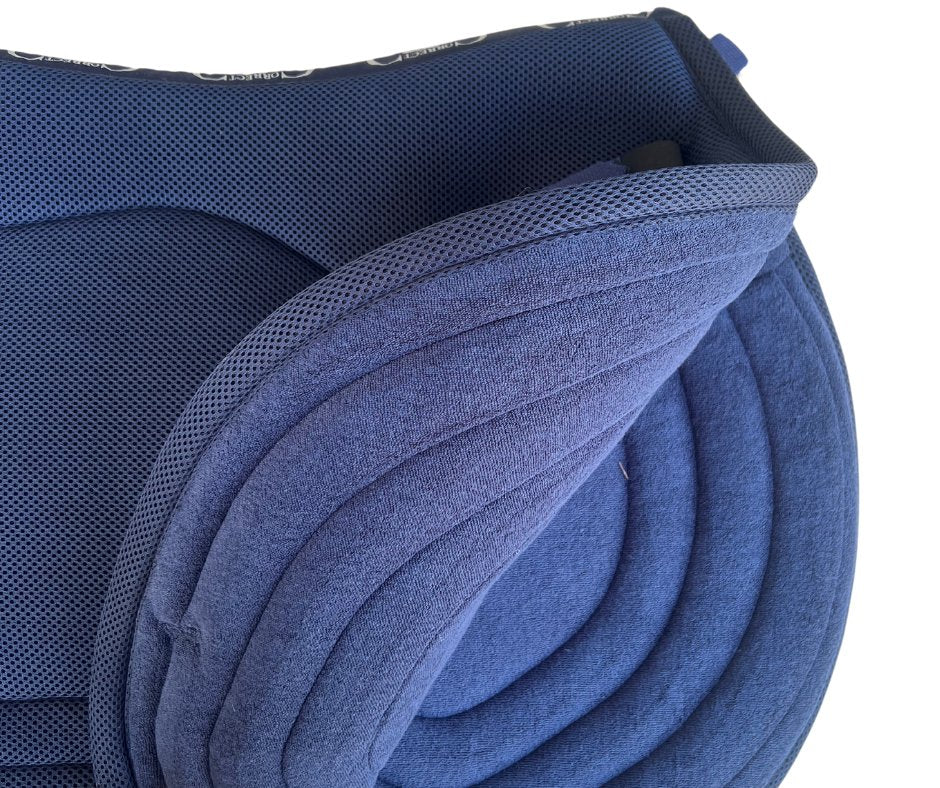 General Purpose Mesh Saddle Pad with Quick Dry Cotton Lining in Navy, White, or Black - CorrectConnect - Equiluxe Tack