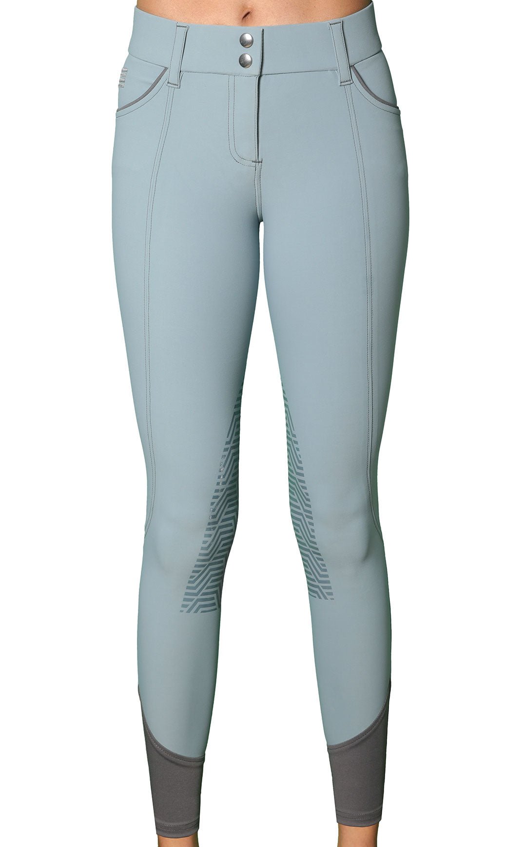 GhoDho Aubrie Pro Meryl® Knee Patch Breeches - Sky Blue - GhoDho - Equiluxe Tack