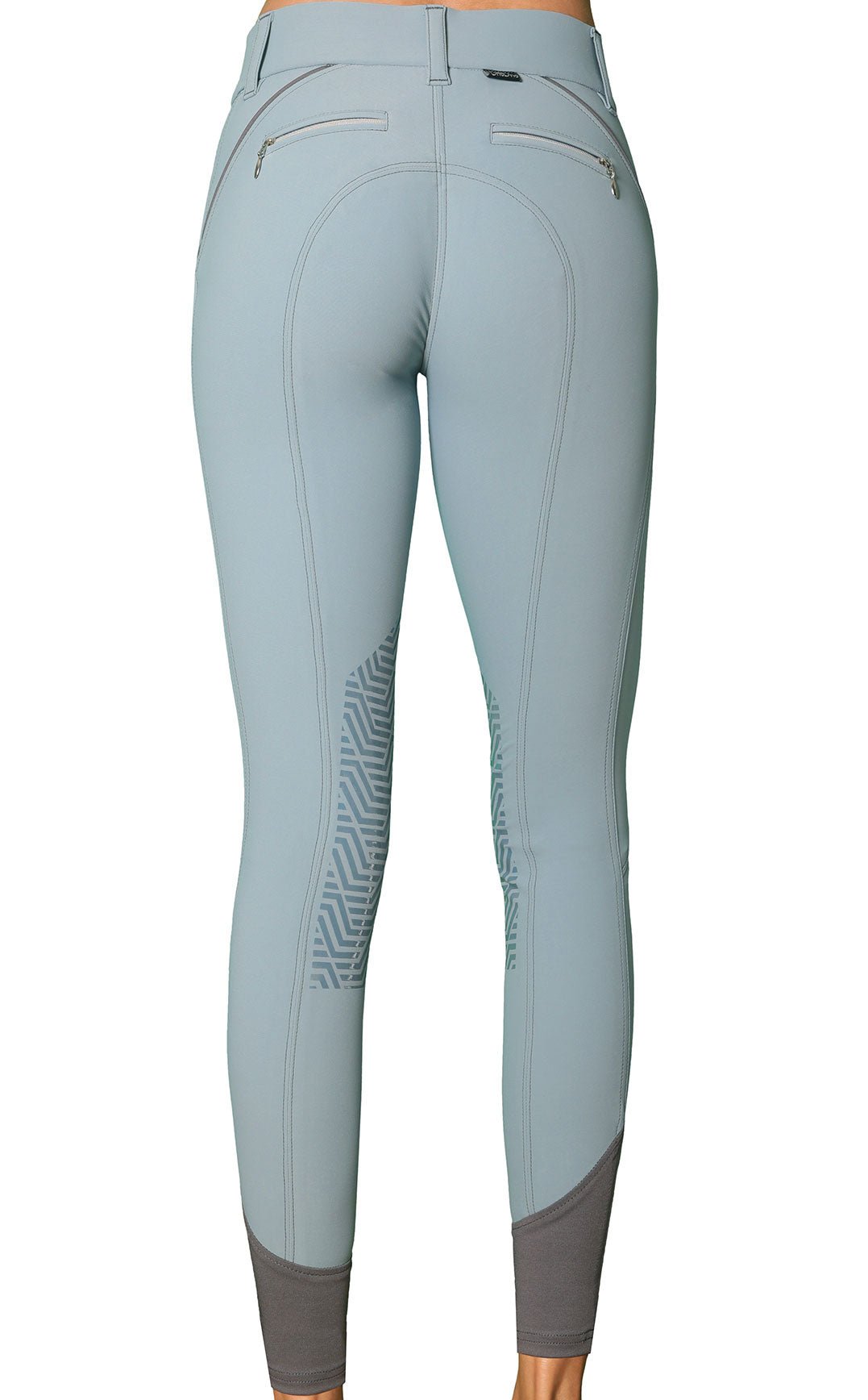 GhoDho Aubrie Pro Meryl® Knee Patch Breeches - Sky Blue - GhoDho - Equiluxe Tack