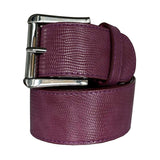 GhoDho Vegan Belt - Plum Snakeskin - GhoDho - Equiluxe Tack