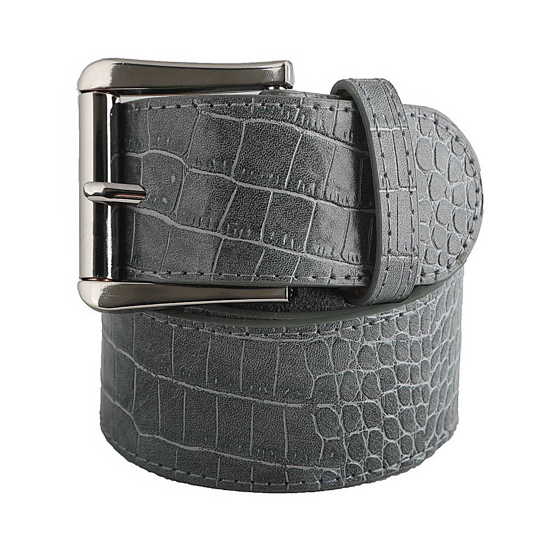 GhoDho Vegan Belt - Stone Grey Croc - GhoDho - Equiluxe Tack