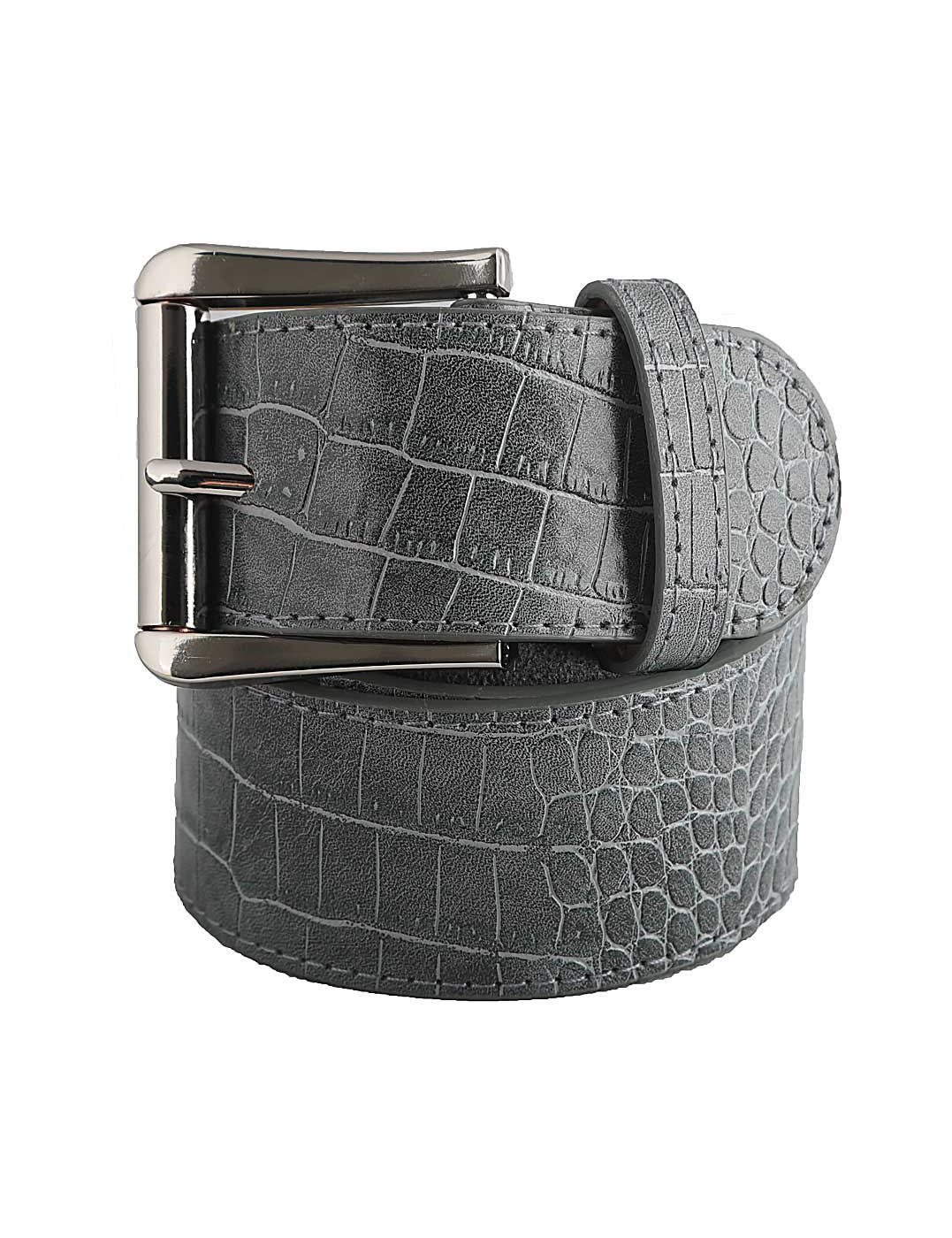 GhoDho Vegan Belt - Stone Grey Croc - GhoDho - Equiluxe Tack