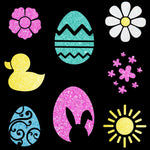 Glittermarx 'Egg - Cited' Easter Glitter Horse Tattoo Kit - glittermarxponies - Equiluxe Tack