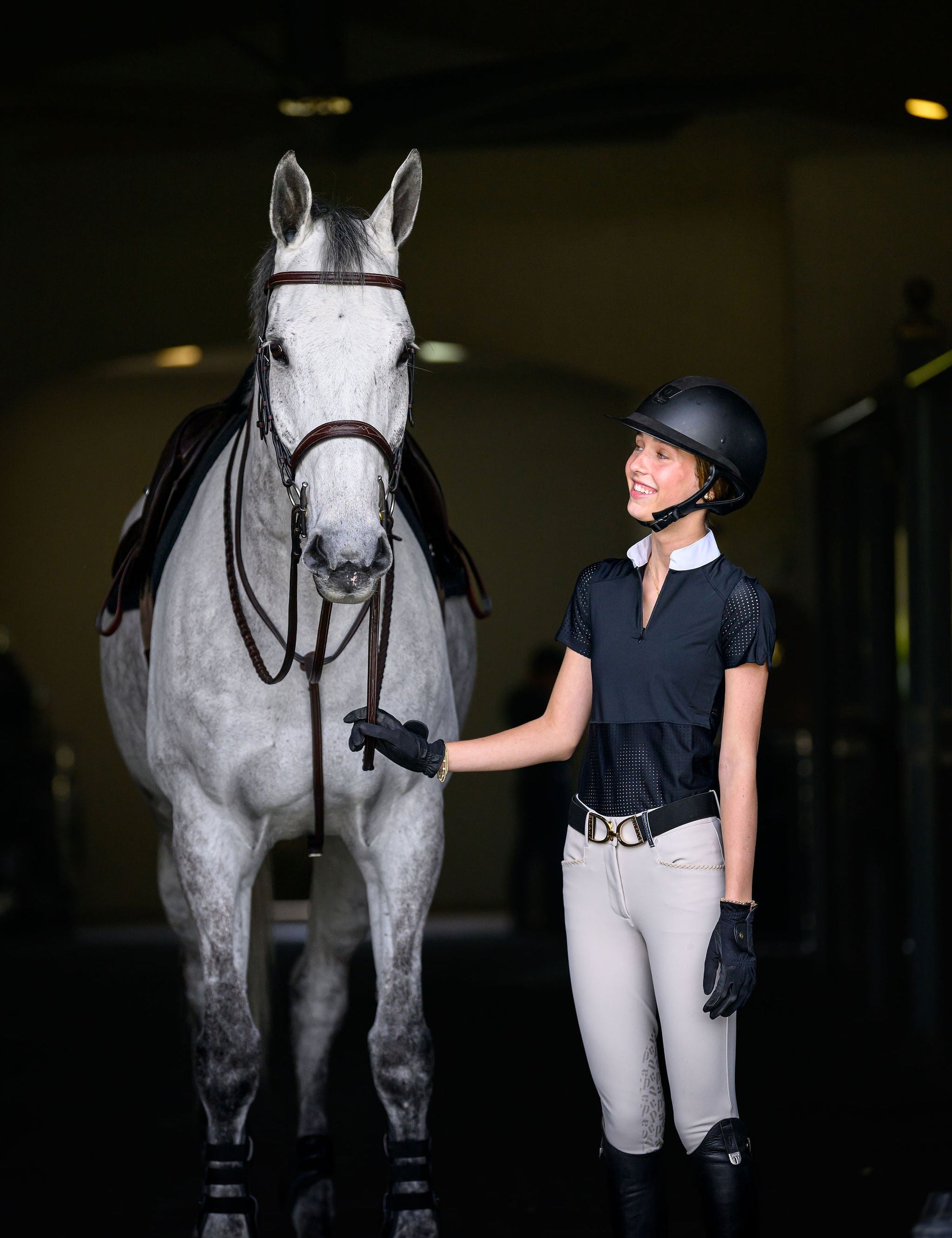 Grace Short Sleeve Competition Shirt - Euphoric Equestrian - Equiluxe Tack