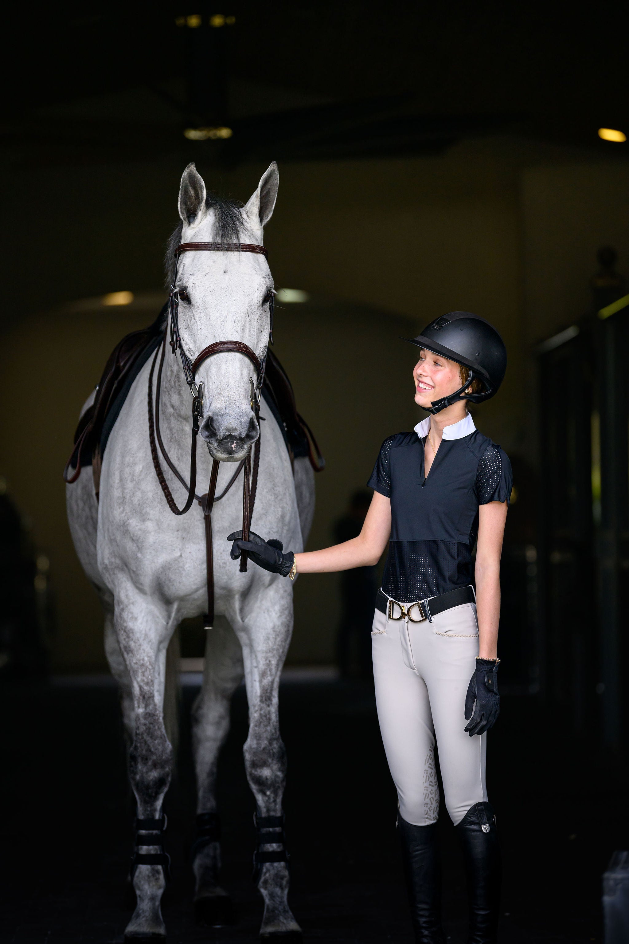 Grace Short Sleeve Competition Shirt - Euphoric Equestrian - Equiluxe Tack