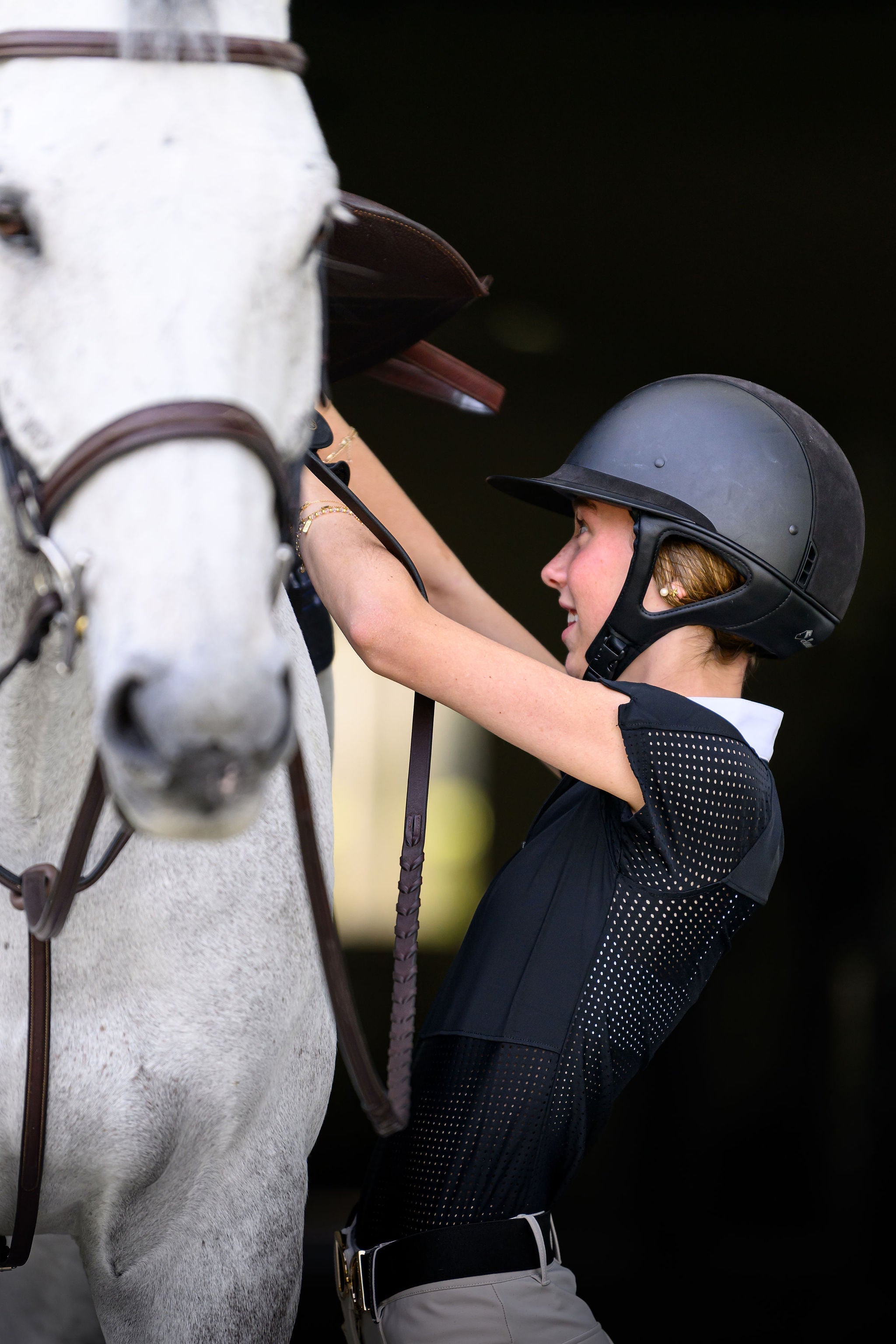 Grace Short Sleeve Competition Shirt - Euphoric Equestrian - Equiluxe Tack