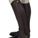 Grand Prix Elite Leather Half Chaps - Equiluxe Tack
