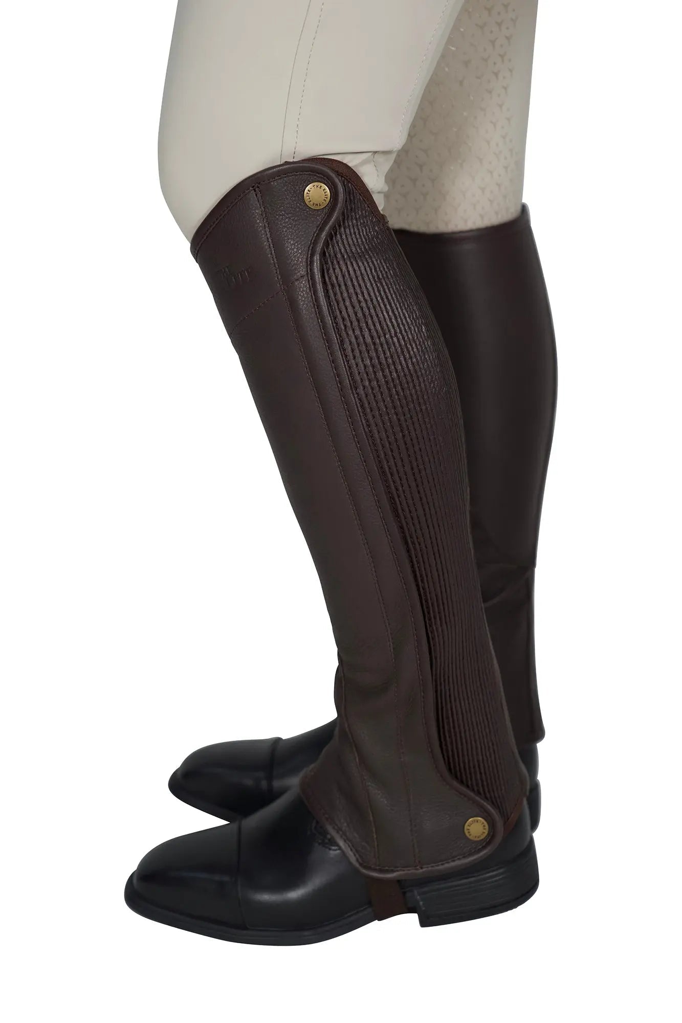 Grand Prix Elite Leather Half Chaps - Equiluxe Tack