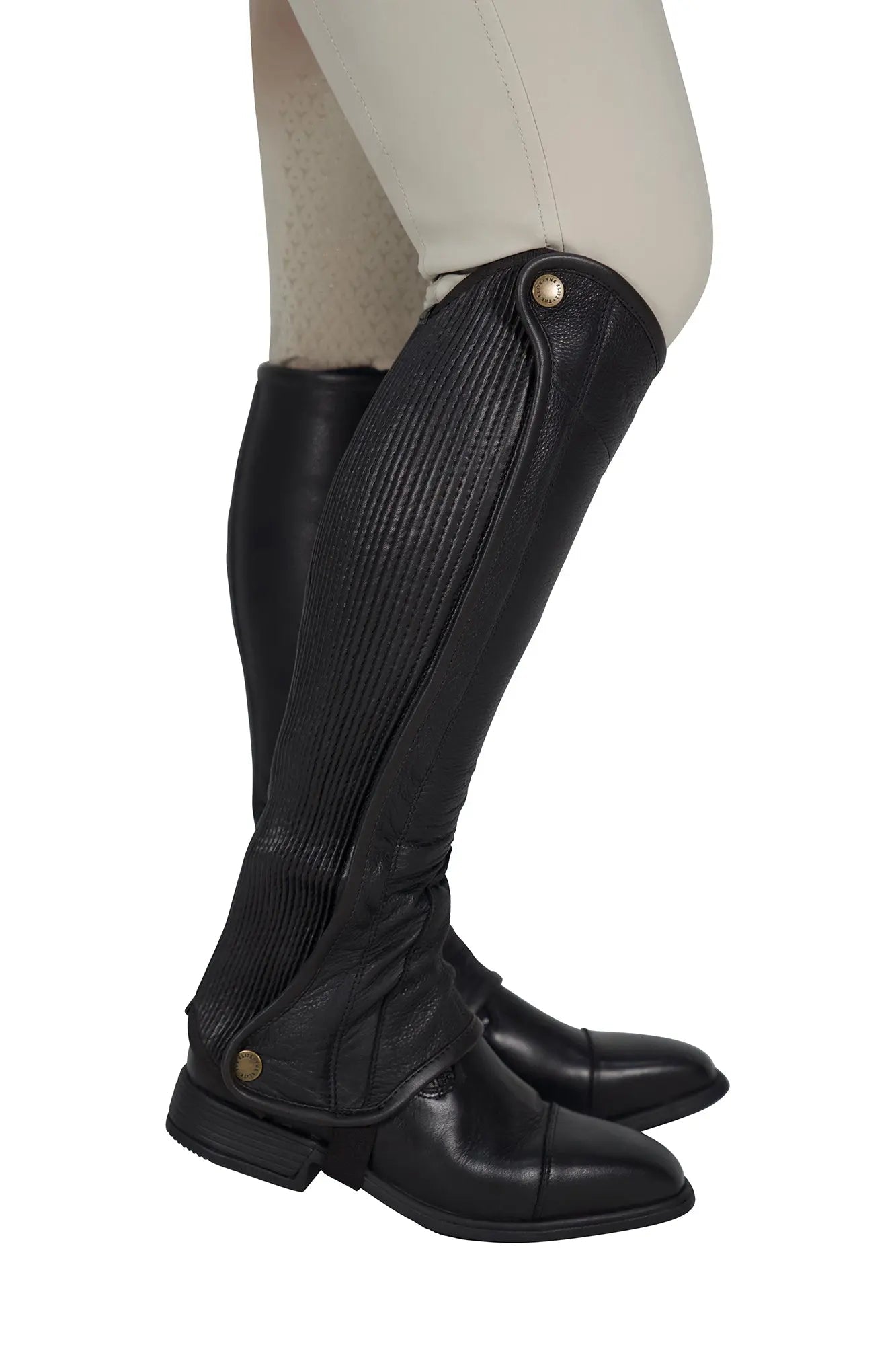 Grand Prix Elite Leather Half Chaps - Equiluxe Tack