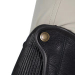 Grand Prix Elite Leather Kids Half Chaps, Black - Equiluxe Tack