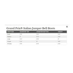 Grand Prix Italian Pull On Rubber Bell Boots - Equiluxe Tack